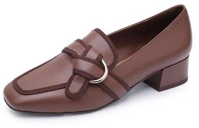 금강제화 FAIR LADY 여성 매듭 꼬임 로퍼 펌프스 RICPUC4976WFAIK5