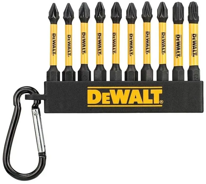 DEWALT DT7274 Pozi 및 고임팩트 스크루드라이버 비트 믹스 FLEXTORQ 세트 PZ1 PZ2 PH2 고속 강철 전동 공구 부품, 1개