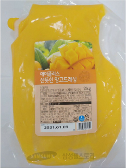 대상 망고 드레싱 / 쉐프원 에이플러스, 1개, 2kg