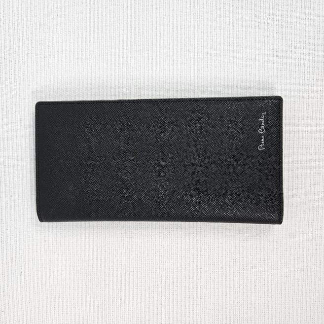 피에르가르뎅 남성 소가죽 블랙 장지갑 (선물포장)