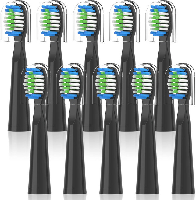 Bitvae D2 전동 칫솔 교체 와 호환 가능 칫솔용 10, 1개