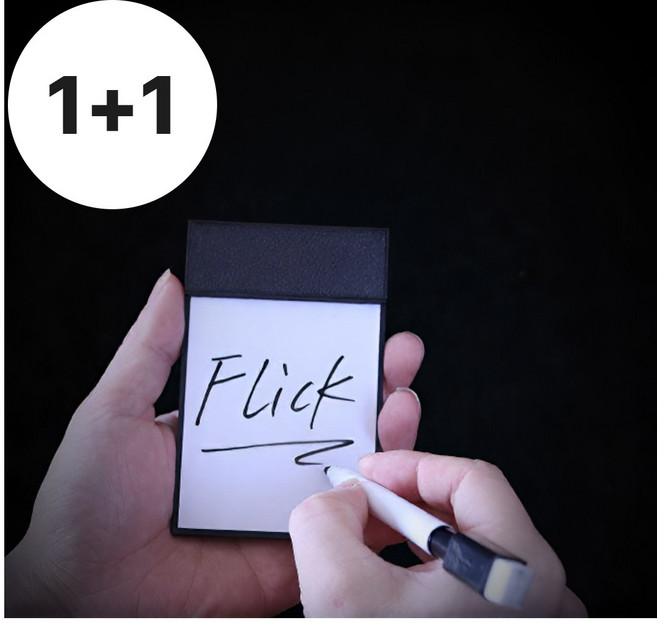 도치코 커플드로잉패드 마술도구 커플매직패드 플릭패드 매직 프로포즈 소품, 2세트