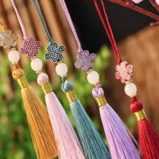 한복소품 장식용 전통노리개 추석선물 자수 매듭노리개 장식