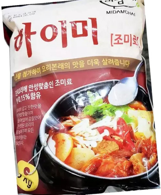 미담채 하이미 조미료 3K 업소용, 3kg, 1개
