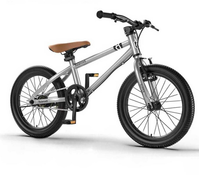 BMX자전거 묘기자전거 익스트림 퍼포먼스 바이크 액션, 1개, 22인치 실버 디스크브레이크