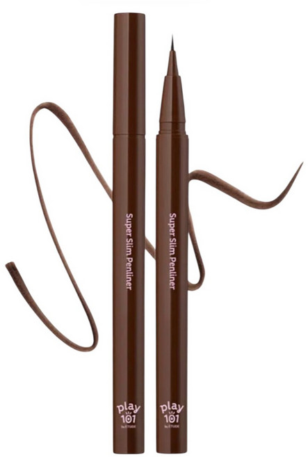 02 브라운 플레이 101 바이 에뛰드 슈퍼슬림 프루프 펜라이너, 1개