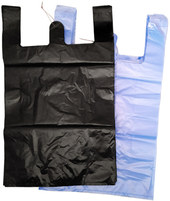 손잡이봉투 왕대 시장봉투 쓰레기봉투 비닐봉투<< 왕대-검정색>>, 10L, 100개