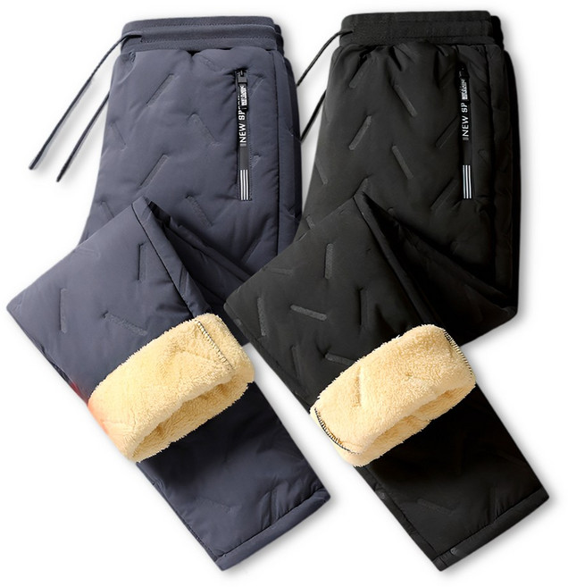 겨울 남자 방한 방수 양털 패딩바지 작업복 등산복바지