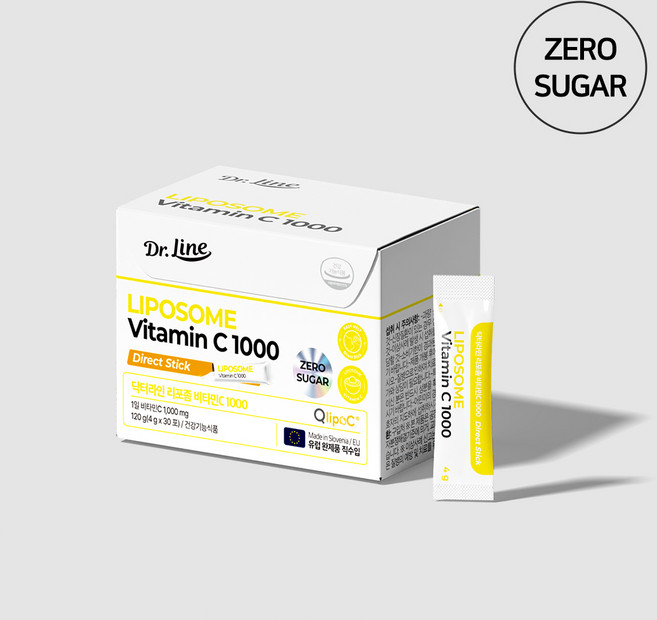 닥터라인 리포좀 비타민C 1000 제로슈가 30포 1개, 닥터라인 리포좀 비타민C 1000 제로슈가 30포, 1, 4g