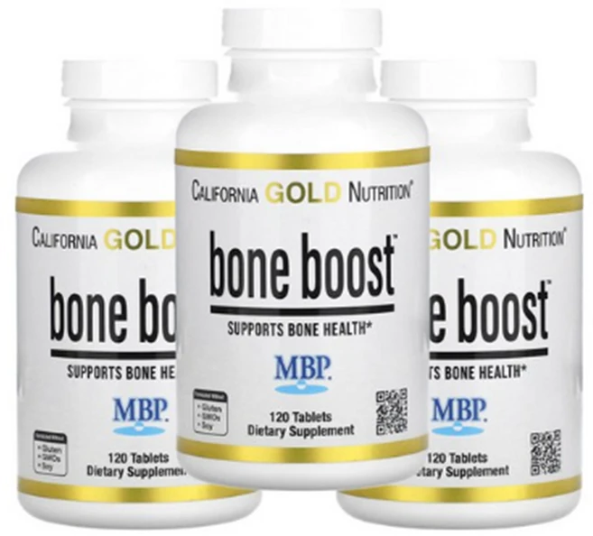 [3개 세트] 캘리포니아골드뉴트리션 Bone Boost 뼈 포뮬라 120정, 3개 - 쿠팡