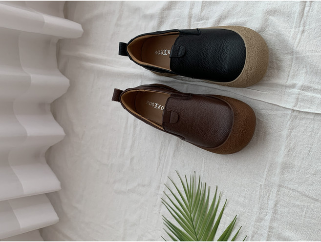 캐주얼 둥근코 생고무바닥 푹신한 라텍스 바닥 로퍼 단화