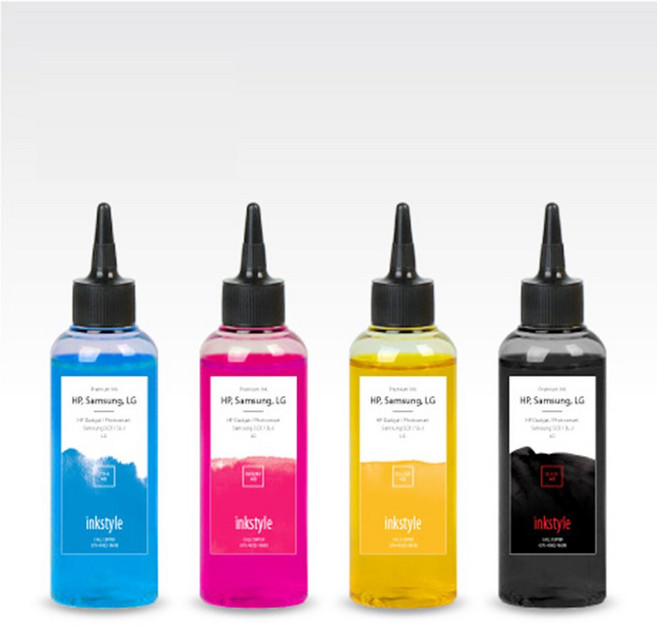 HP8010 HP8015 HP8020 HP8022 HP8023 HP8025 HP8028 HP8030 HP8035 HP8038 리필잉크 충전호환, 1개, 노랑잉크 100ML