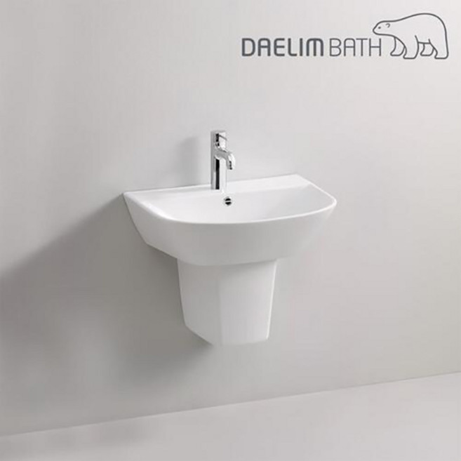 대림바스 CL349 대형 세면기 CL-349 도기만 판매 CL347 대체품, 화이트