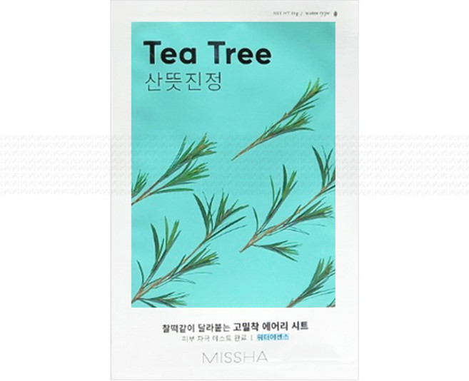 미샤 에어리 밀착 시트마스크 티트리, 1개입, 1개