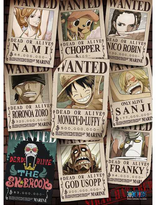 누니 500피스 직소퍼즐 원피스 신 현상수배 컬렉션, 학산문화사, 아이엔피