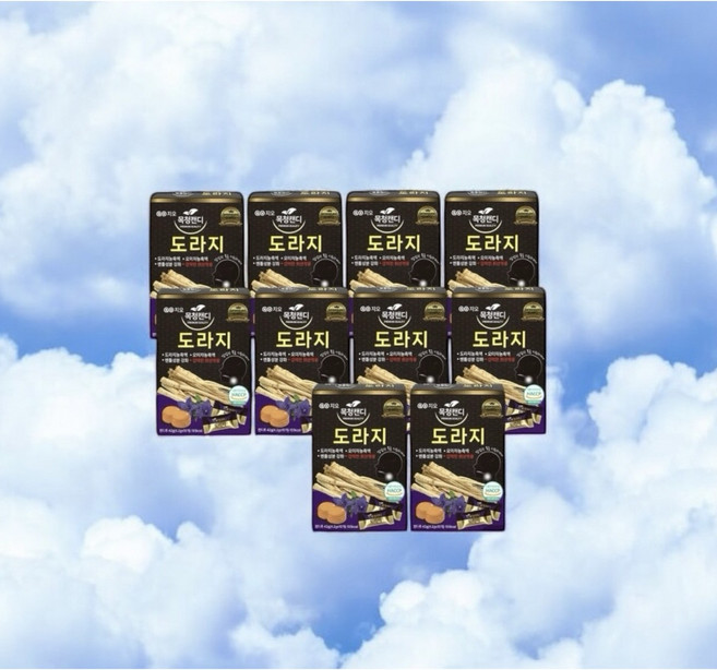 지오 목청 도라지캔디 10개입 목캔디, 10박스, 42g