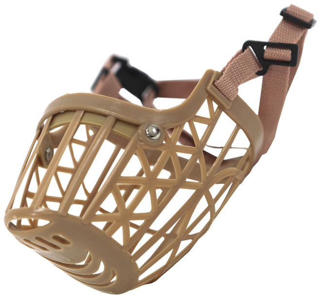 CAMP21 펫도그 대형 입마개, 브라운(6호), 5개