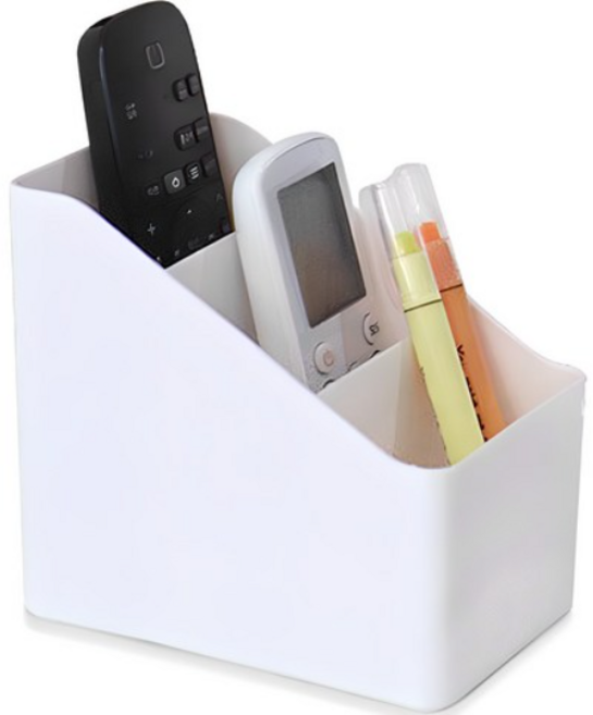 리모컨 정리함 3단, white, 1개