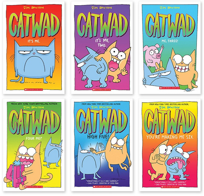 스콜라스틱 그래픽노블 Catwad 6종 낱권 세트, SCHOLASTIC