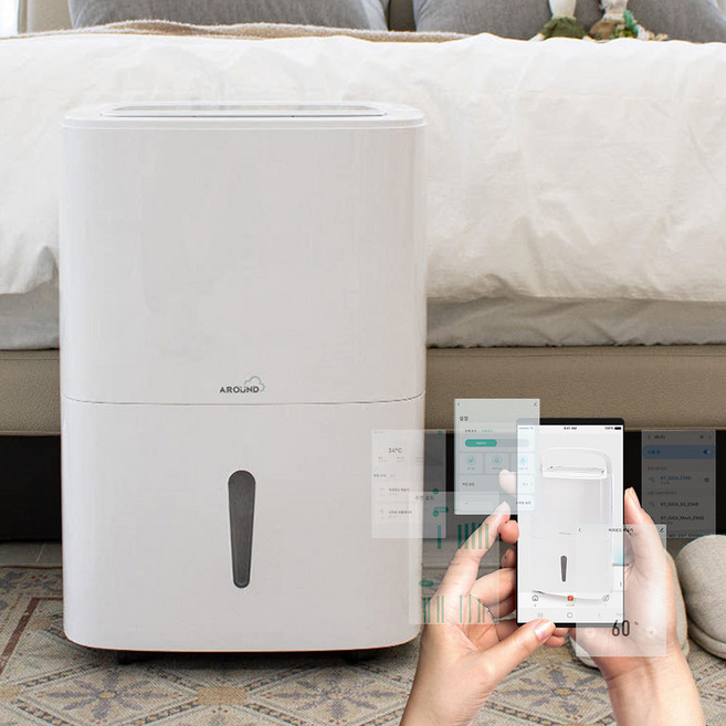 인더스 대용량 스마트 앱연동 ioT 제습기 30L 저소음 가정용 의류건조 습기제거, AR-D113