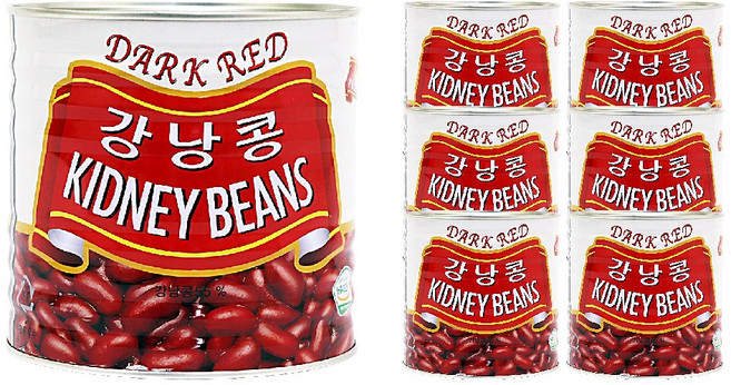 7813230/ 키드니빈(2.5kgX6캔)-삼아, 2.5kg, 6개