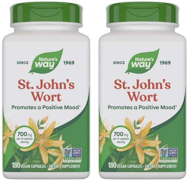 Nature's Way 세인트 존스 워트 허브 캡슐, 180정, 2개