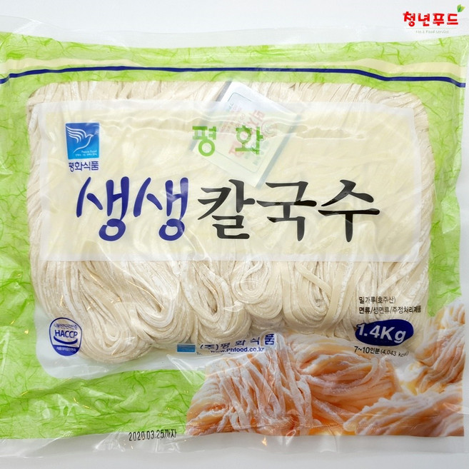 평화 생생 칼국수 1.4kg, 1개
