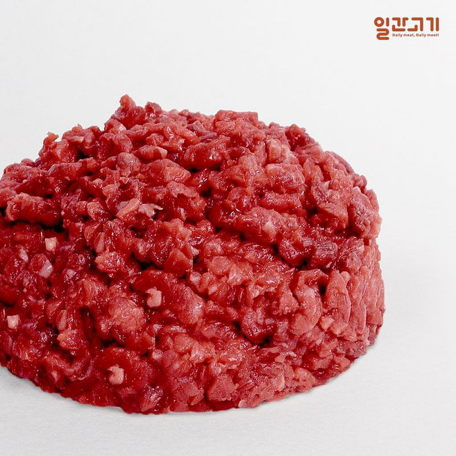 일간고기 냉장 1등급 암소한우 이유식 우둔 다짐육, 1개, 180g