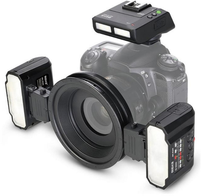 Meike MK-MT24 II Canon 微距攝影閃光燈, 1個