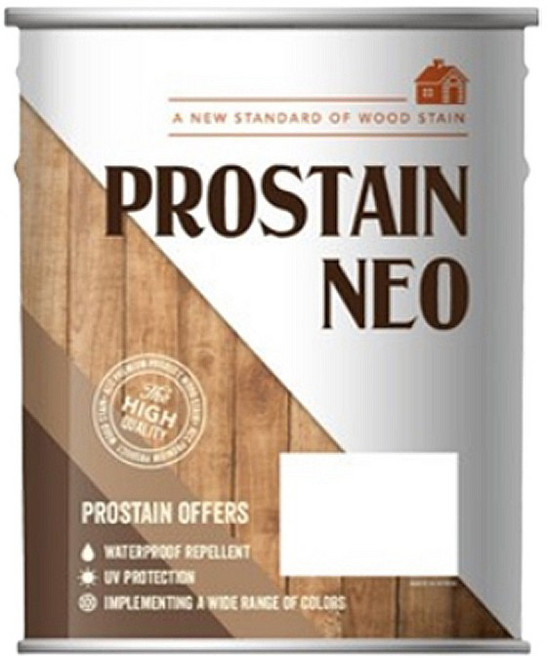 KCC페인트 프로스테인 3.6L 오일스테인 방부 방충, 투명, 1개