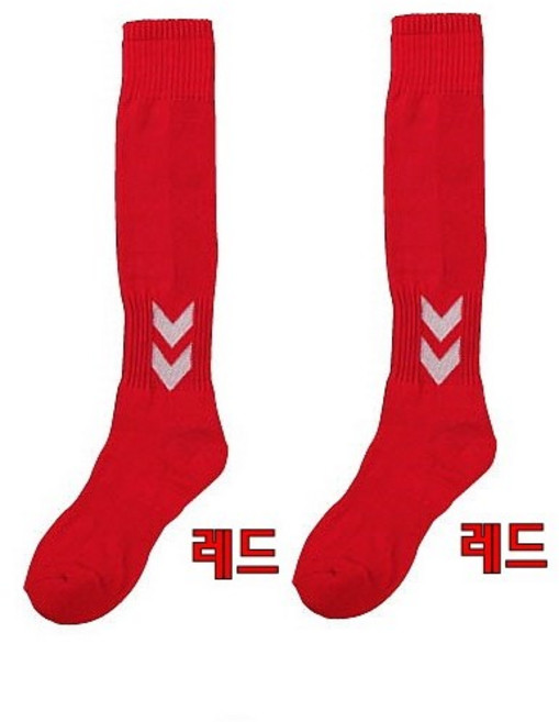 험멜 축구스타킹 아동용-축구양말 유소년 24호, 레드, 1세트