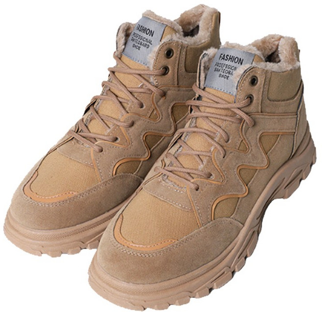 [더액션] 남성용 남자 기모 안감 겨울 방한화 방한부츠 보온 털부츠 기모부츠 포트워스 워커 S#JI077