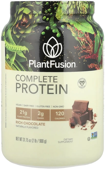 새해 건강을 선물하세요 PlantFusion 완전 단백질 진한 초콜릿 900g(2lb) 특별관리진행, PlantFusion완전단백질진한초콜릿900g2lb, 900g, 1개 - 쿠팡