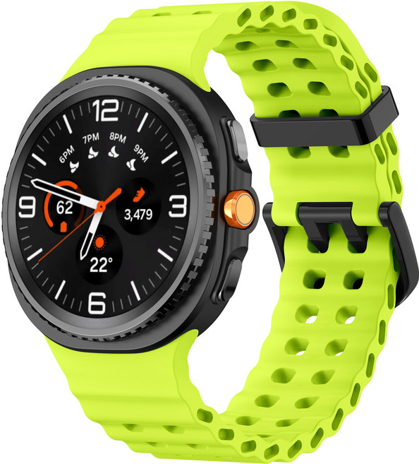 갤럭시워치 호환 울트라 8 스포츠 스트랩 마린 밴드40mm 44mm 45mm 43mm 47mm 42mm 46mm, 레몬