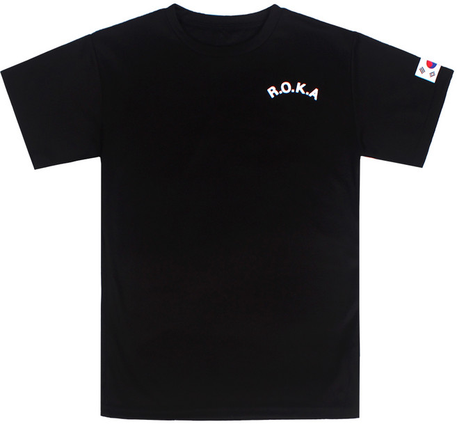 쿨링 ROKA 로카티 반팔 - 로카 코리아아미 반팔티 단체 티셔츠 반티 체육대회 유니폼