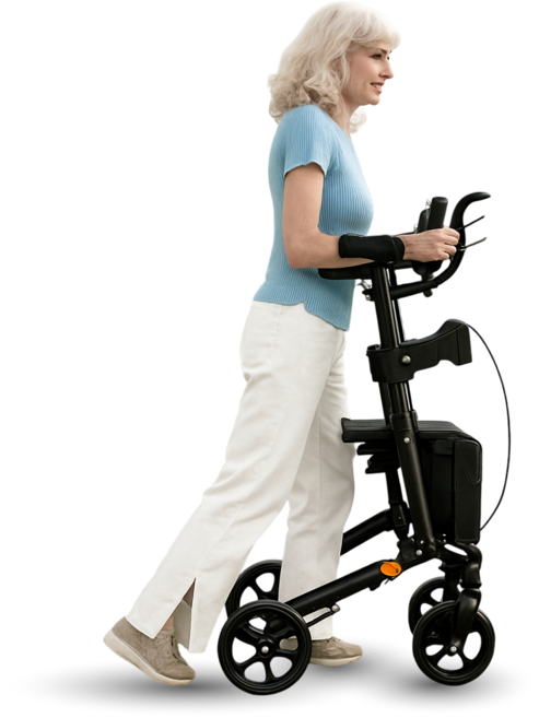 더퍼리 노인 보행기 어르신보행기 접이식 보행보조기 실버카, 1개