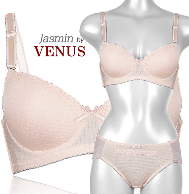 비너스 천연인견노와이어몰드브라팬티1227ABCP 브래지어