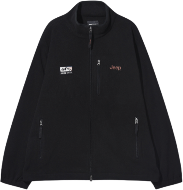 (국내매장판) 지프 레트로 마운틴 1941 플리스 집업 2종 1택 / 블랙 화이트