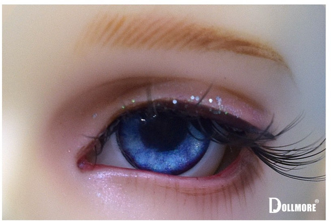 돌모아12mm 아크릴 안구 그라데이션이 깊고 몽환적인 느낌을 주는 안구 12mm - Half Round Acrylic Eyes (EB-25), 1개, blue