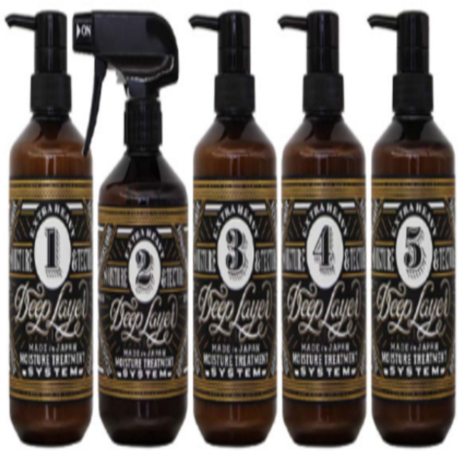 몰토베네 딥레이어 클리닉 극손상 트리트먼트 보틀 1-5 풀 세트