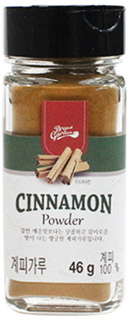브레드가든 계피가루 46g 향신료 유리병, 1개