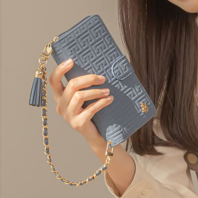 노을컴퍼니 갤럭시퀀텀 A716 베르베르 핸드폰 지퍼 지갑케이스 5가지 다양한컬러 8장카드수납 지폐수납공간3곳