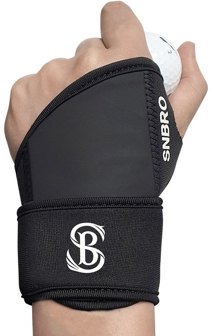 에스앤브로 골프 코킹 스윙가이드 손목아대, 블랙, 1개