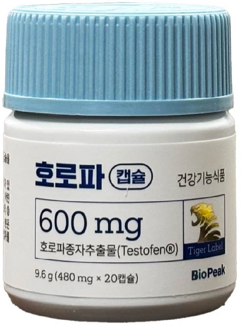 바이오피크 호로파 비텍신 호로파종자 추출물, 1개, 20정 - 쿠팡