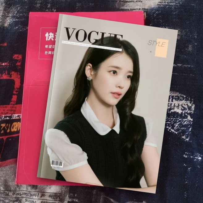 韓劇21世紀大君夫人情侶雜誌寫真 邊佑錫IU李知恩周邊應援寫真, 1個, IU單人畫冊飯制自印介意勿拍