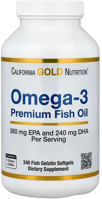캘리포니아 골드 뉴트리션 오메가 3 240정 x 2개 - 쿠팡