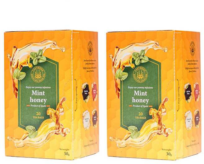 포스티보나 스페인꿀차 민트차 20티백, 2개, 20개입, 1.5g