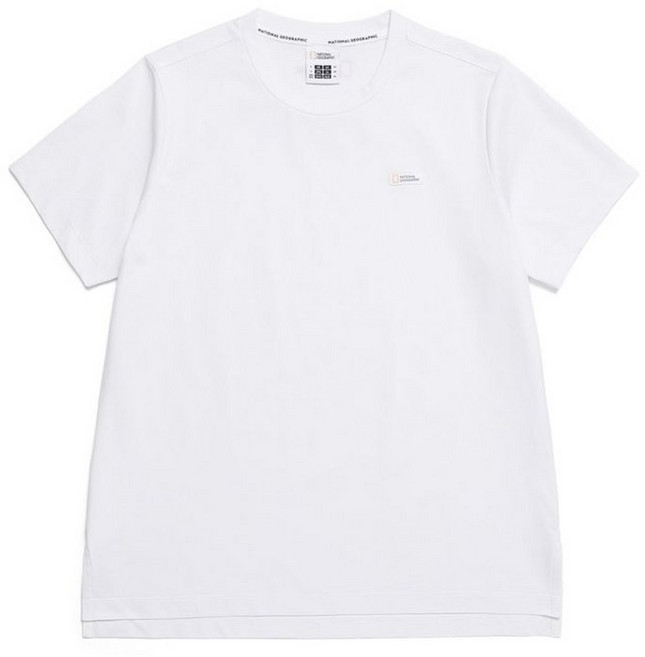 내셔널지오그래픽 NATIONALGEOGRAPHIC N252WTS930 여성 COOL MAX 스몰로고 반팔 티셔츠 WHITE