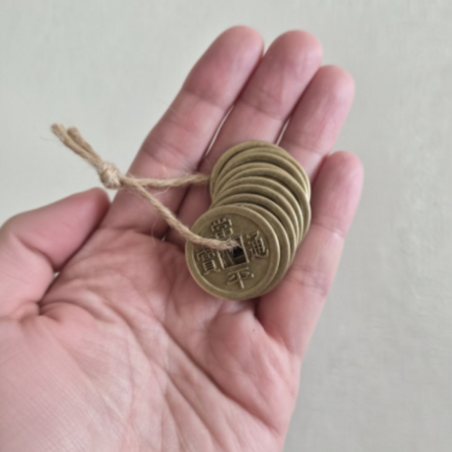 라베닌 부자 기운 엽전 복주머니 행운템, 엽전10개