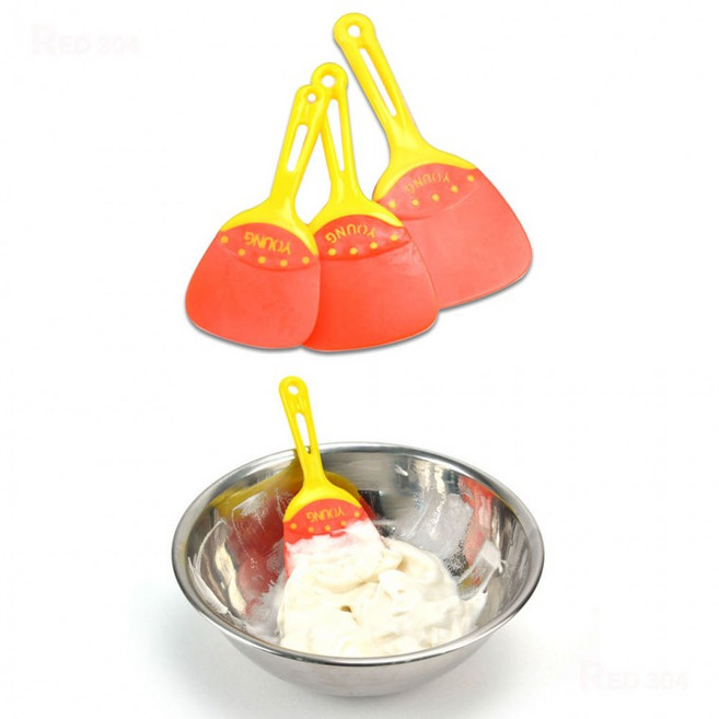 알뜰주걱 제과제빵 반죽주걱 21cm 밀가루 19cm 소스 볶음 양념 24cm 베이킹 길이 주걱, 1개